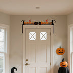 Halloween Door Frame Decoration,bats,pumpkins,spider Webs,door And Window Corner Sign, Halloween Home Decor,corner Stickers