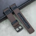 Fitbit Versa & Sense Nylon Leather Band - Versatile Style - SJB-DIAMOND ELITES