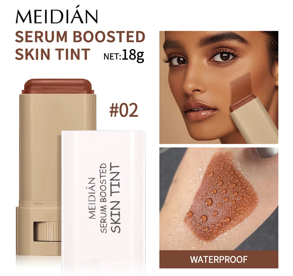 Waterproof And Lasting Temperature Change Foundation Make-up Cream Stick Luster Moisture Concealer Moisturizing LiquidFoundation Lootquake LLC