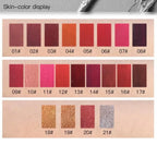 Waterproof Nude Matte Velvet Glossy Lip Gloss Lipstick Lip Balm Sexy Red Lip Tint 21 Colors Women Fashion Makeup Christmas Gifts Lootquake LLC