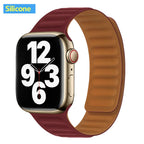 Apple Watch Leather Band - Premium Magnetic Loop Strap
