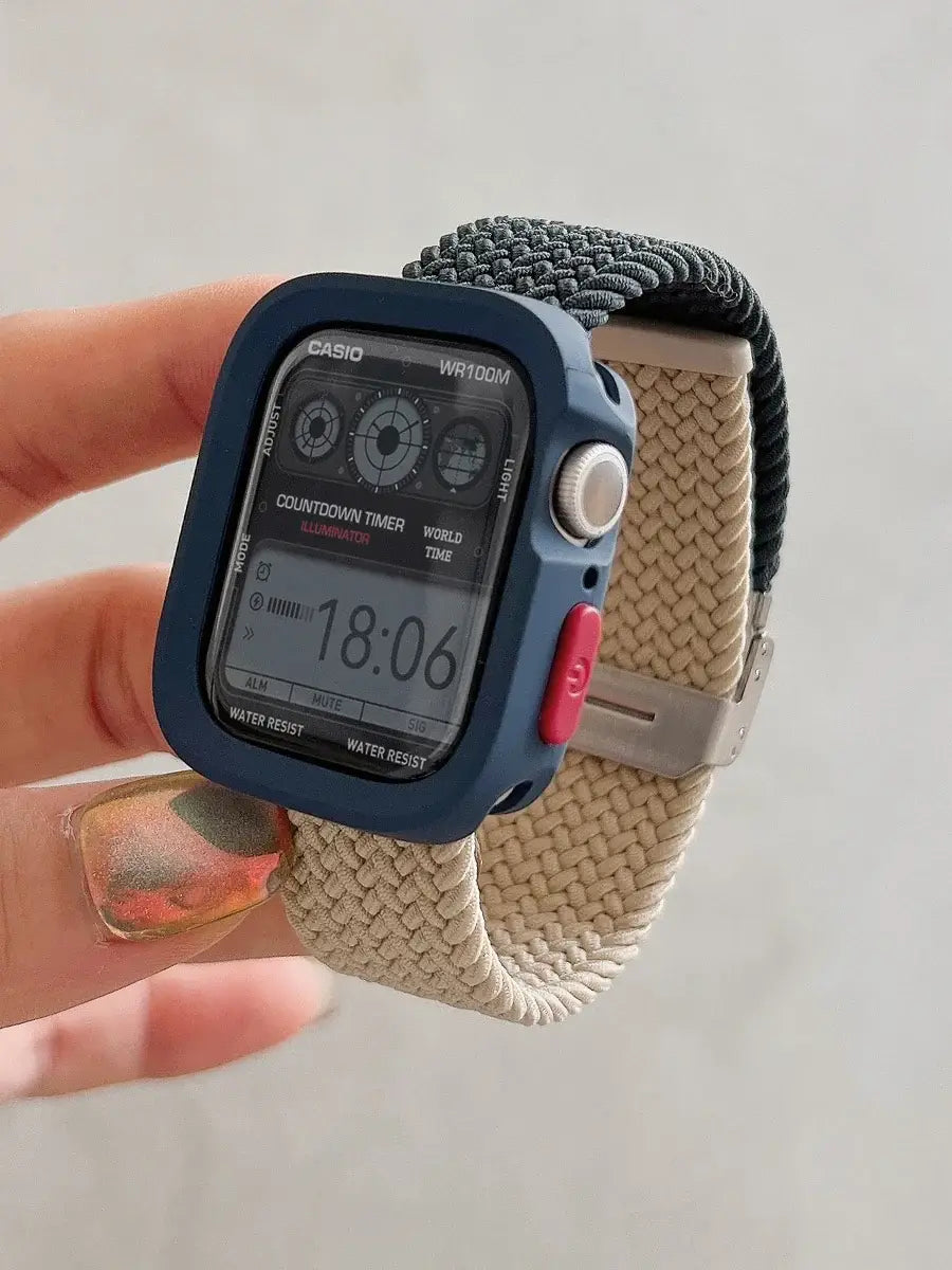 Apple Watch Nylon Strap - Durable Soft Fabric Band - SJB-DIAMOND ELITES