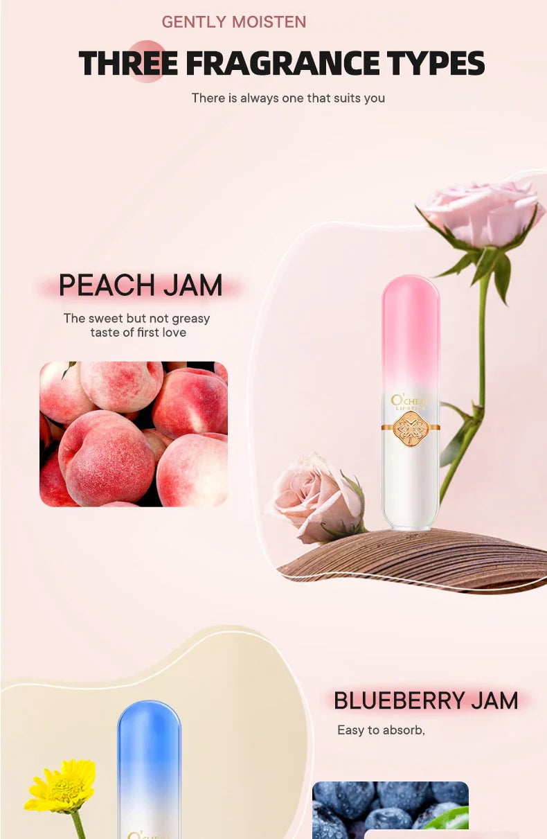 Fruit flavored moisturizing lipstick, neutral and natural, lip care, used to moisturize and prevent dryness, care for lip skin Lootquake LLC