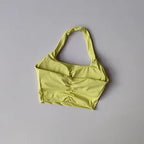 Backless Bliss: Sexy Sports Bra & Yoga Crop Top THRIXINE