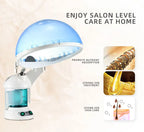 Face Hair Steamer Machine Humidifier Hot Nano Mist Sprayer Facial Ozone Vaporizer Hair Moisturizing Hydration Home Salon Steamer