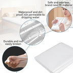 150/200x240x35cm Mattress Protector Packaging Bag Moisture-proof Dust Cover Thickness 0.08mm PE Transparent Moving Home Storage Lootquake LLC