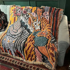 Casual Blankets Bed Decoration Woman Henri Matisse Carpet Sofa Sofa Blanket Throw Blankets Leisure Rug Single Tapestry drop ship Lootquake LLC