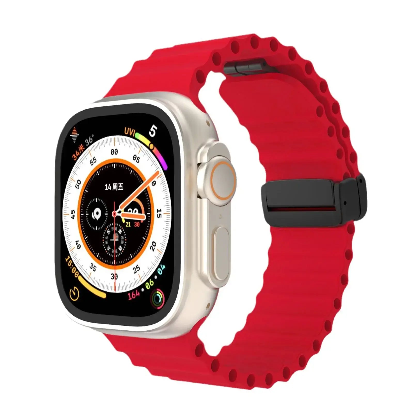 Apple Watch Silicone Strap - Soft Flexible Magnetic Design - SJB-DIAMOND ELITES