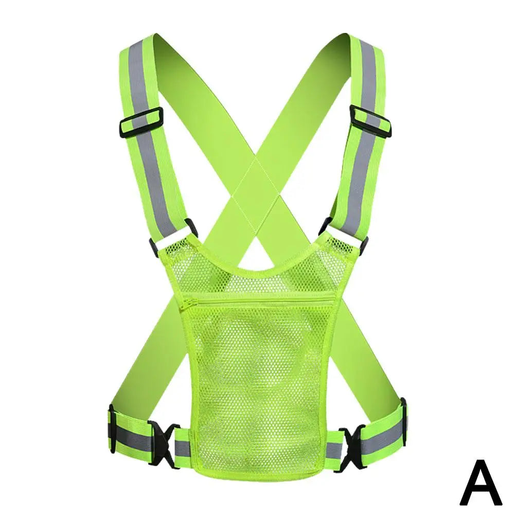 NightSafe Reflective Vest for Outdoor Sports THRIXINE