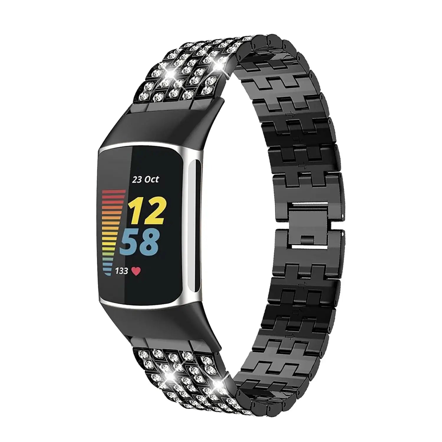 Fitbit Charge 5 6 3 4 Metal Band - Stylish Durable Strap - SJB-DIAMOND ELITES