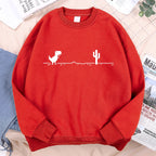Network Malfunction Little Dinosaur Sweatshirts Men Women Casual Hoody Hip Hop Comfortable Streetwear Loose Warm Clothes Hoodies Lootquake LLC
