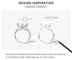 JewelryPalace Moissanite D Color 0.5ct 1ct 1.5ct 2ct 3ct Round S925 Sterling Silver Wedding Engagement Ring for Women