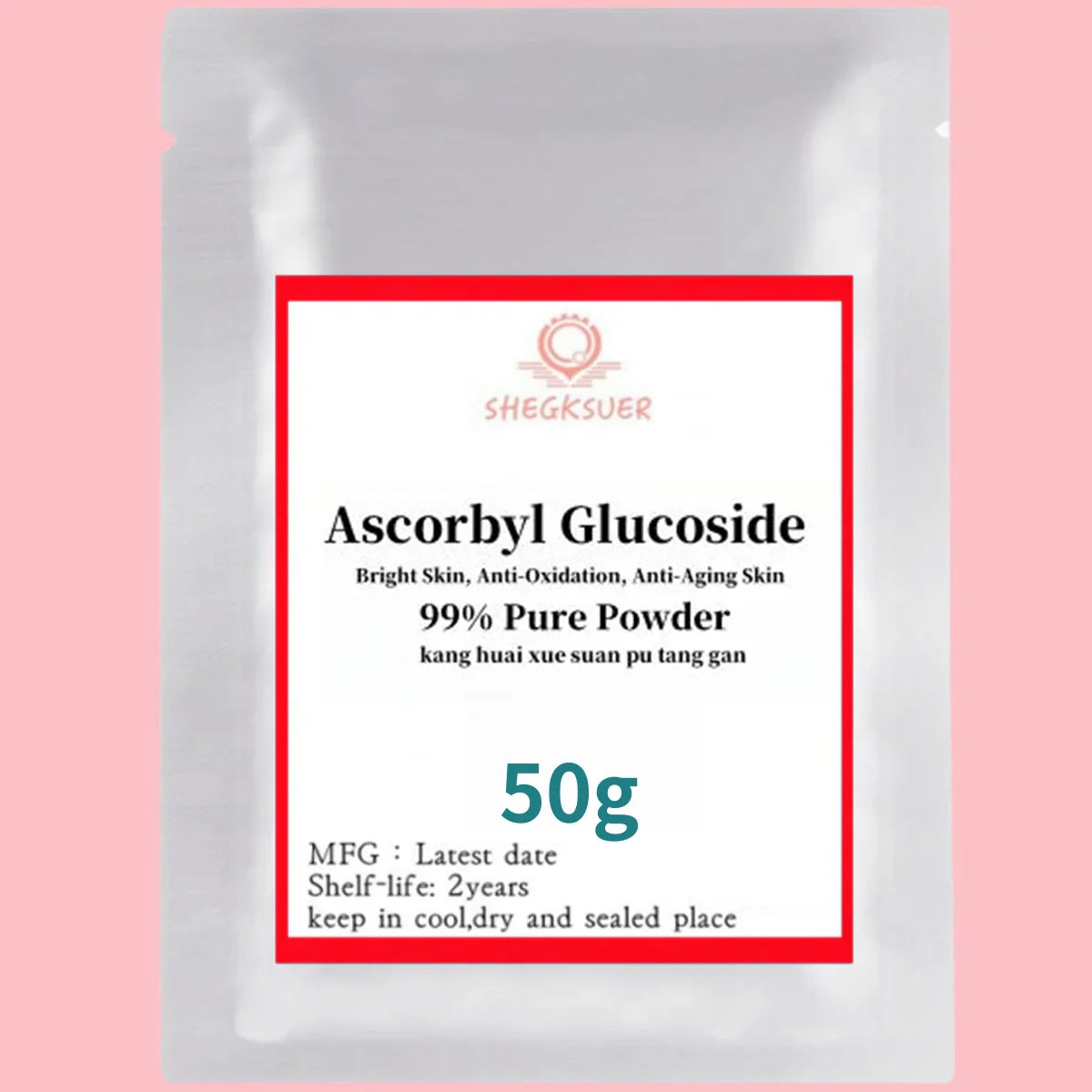 Ascorbyl Glucoside Powder Bright Skin, Anti-Oxidation, Anti-Aging Skin CAS 129499-78-1 Lootquake LLC
