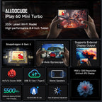 Alldocube iPlay60 Mini Turbo 8.4inch Snapdragon 6Gen 1 Tablet Android14 8GB+8GB virtual memory RAM+128GB ROM Widevine L1 Lootquake LLC