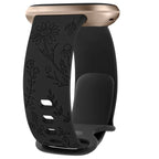 Fitbit Versa & Sense Silicone Band - Durable Floral Design - SJB-DIAMOND ELITES