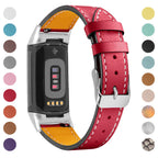 Fitbit Charge 5 6 Leather Strap - Stylish and Comfortable