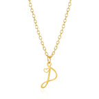 26 Initial Letters Heart Pendant Stainless Steel Necklace for Women Gold Color A-Z Alphabet Choker Chain Birthday Jewelry Gift