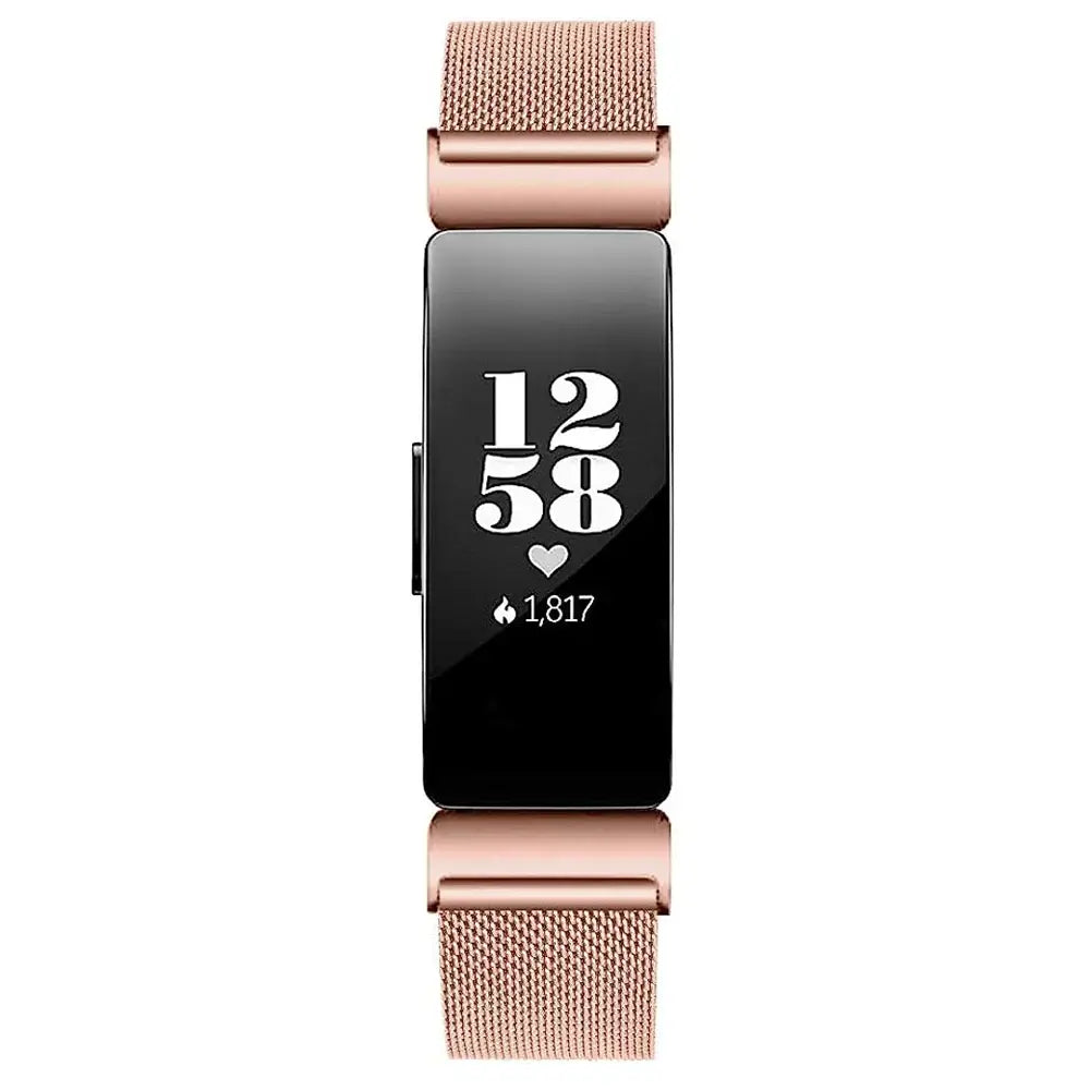 Fitbit Inspire 3, 2, 1, HR Stainless Steel Band - SJB-DIAMOND ELITES