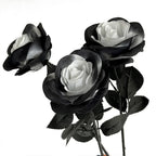 Halloween Decoration Artificial Flowers Bouquet With Pumpkins & Black Roses, Halloween Table Centerpiece For Dining Living Room Lootquake LLC
