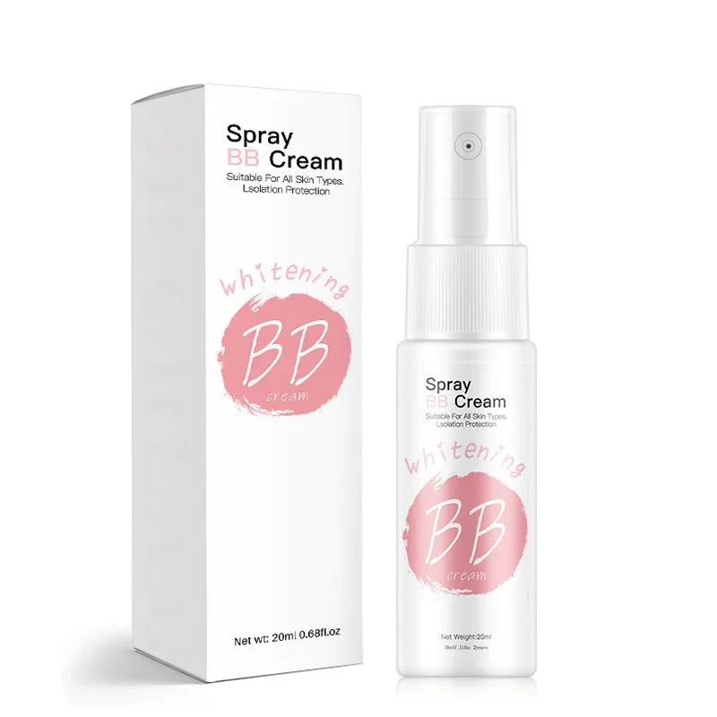 20ml Foundation BB Cream Spray Facial Makeup Whitening Moisturizing Hydrating Non-Stick Water Brightening Body Whitening Cream