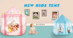 Portable Kids Toy Tipi Tent Princess Pink Girl Castle Play House Children Small House Folding Playtent Party Castle Child Room