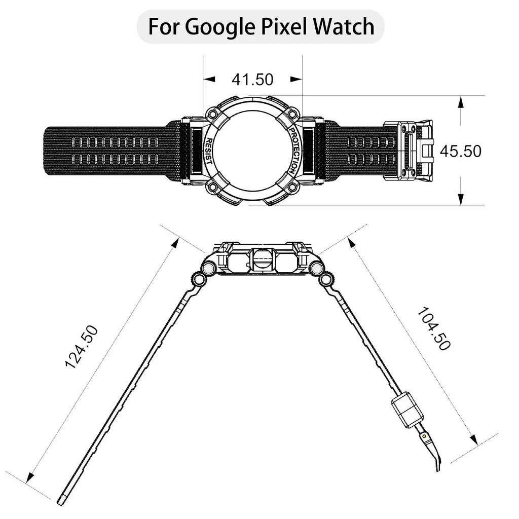 Google Pixel Watch Case and Strap - Durable and Stylish BandsCo Straps