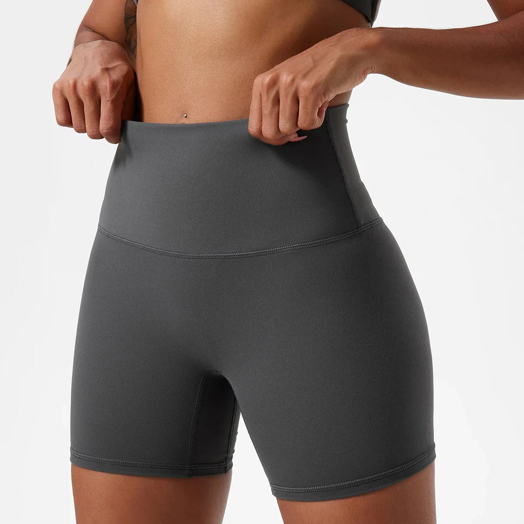 Ultra Comfort High-Waist Yoga Shorts THRIXINE