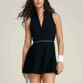Women's Sleeveless Tennis Dress with Built-in Bra THRIXINE