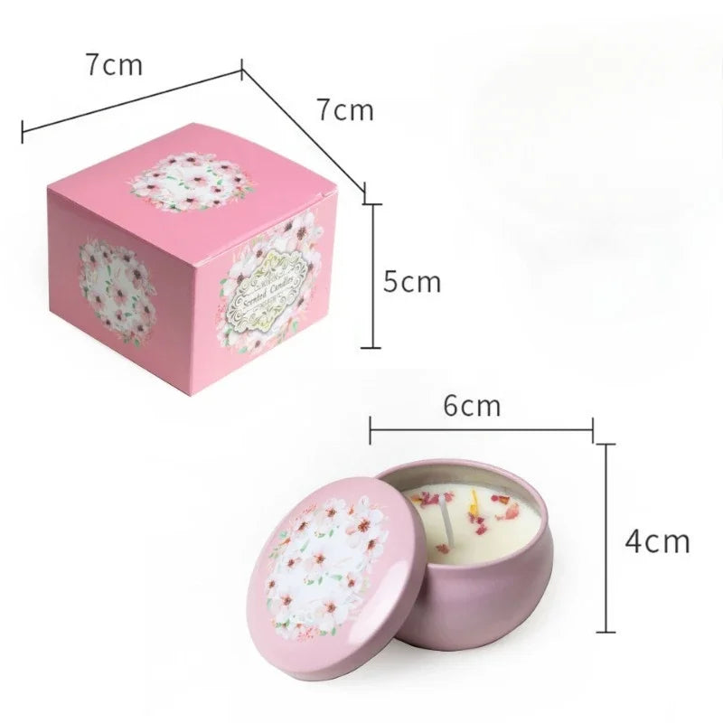 1Pcs/Box Scented Candle Set Gift Islamic Arabian Patterns Fragrance Candle Jar DIY Smokeless Couples Romantic Incense Candles Lootquake LLC