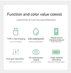 Protable Rechargeable Camping Light Tent Chandelier Ultra Long Life Multi-function Flashlight Folding Hand Lamp