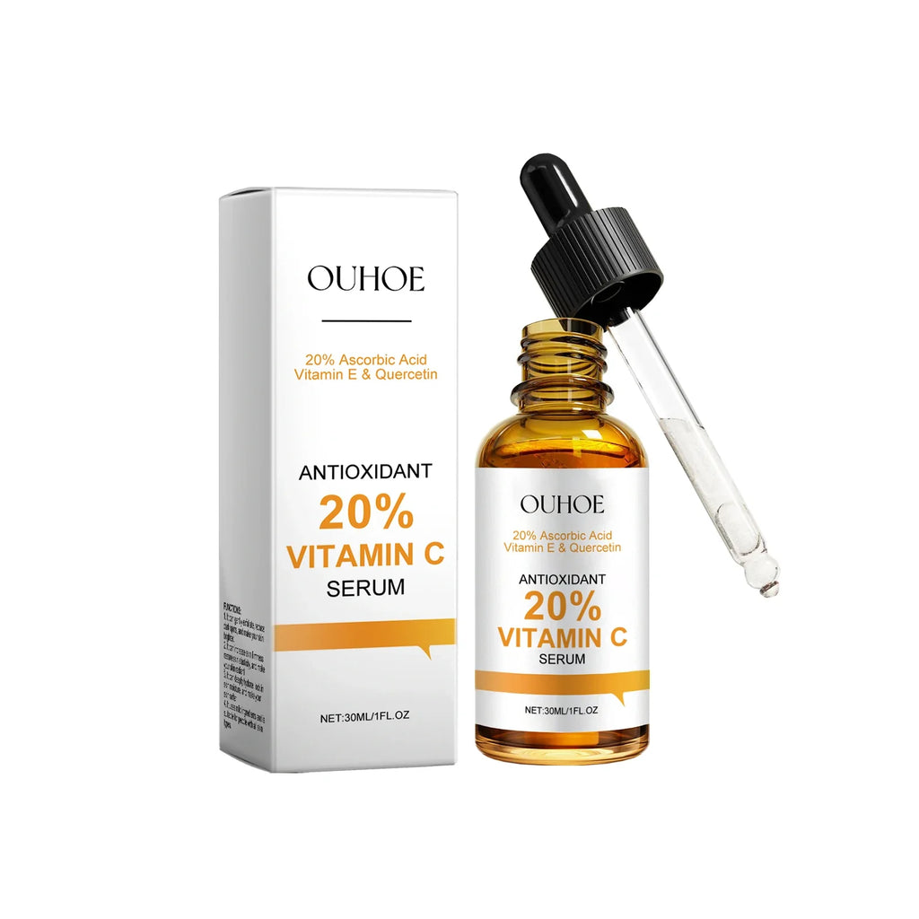 Vitamin C Facial Serum Anti Aging Deep Hydrating Fade Fine Wrinkles Brightening Moisturizing Repair Nourishing Skin Care Essence Lootquake LLC