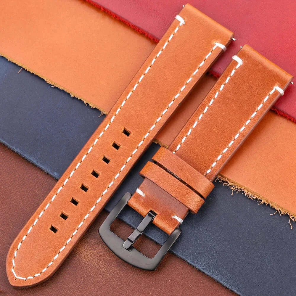 Samsung Galaxy Watch Leather Band - Classic Stylish Design - SJB-DIAMOND ELITES
