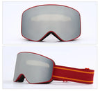 Ski Snowboard Goggles Women Men Skiing Eyewear Mask UV 400 Snow Double Anti-Fog Cylindrical - SJB-DIAMOND ELITES