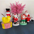Outdoor Christmas Tree Decoration Life Size Christmas Statue For Sale