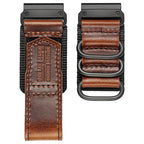 Genuine Leather Garmin Watch Strap - QuickFit Stylish Band - SJB-DIAMOND ELITES