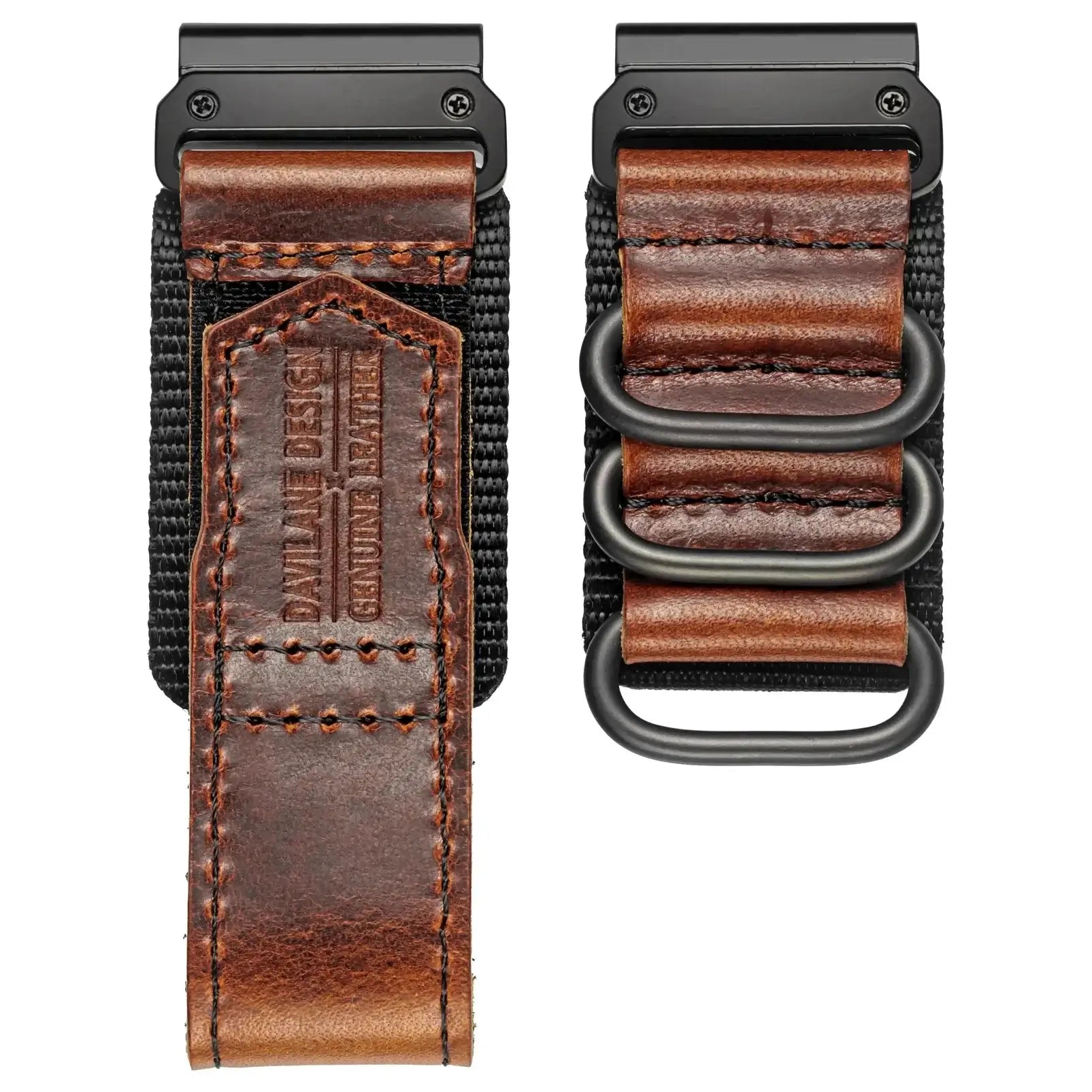 Genuine Leather Garmin Watch Strap - QuickFit Stylish Band - SJB-DIAMOND ELITES