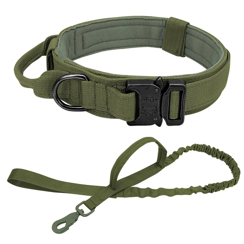 The Tactical Luxe Collar & Leash Fashioned Furbabies