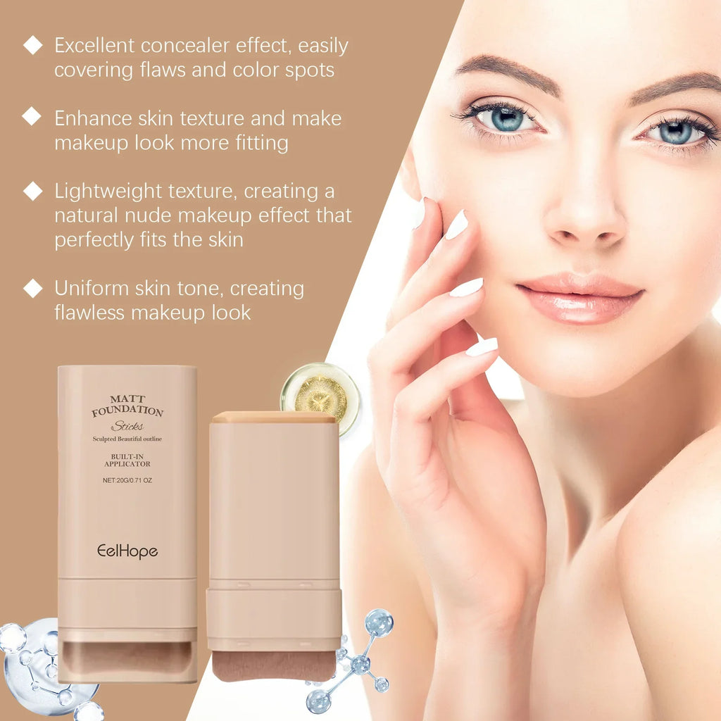 Eelhope Concealer Foundation Cream Long-Lasting Makeup Full Coverage Lightweight Waterproof Foundation Face Concealer Cosmetics Lootquake LLC