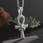 Exquisite Shining Crystal Cross Necklace Pendant Lucky Charming Fashion Jewelry Gift Unisex Lootquake LLC