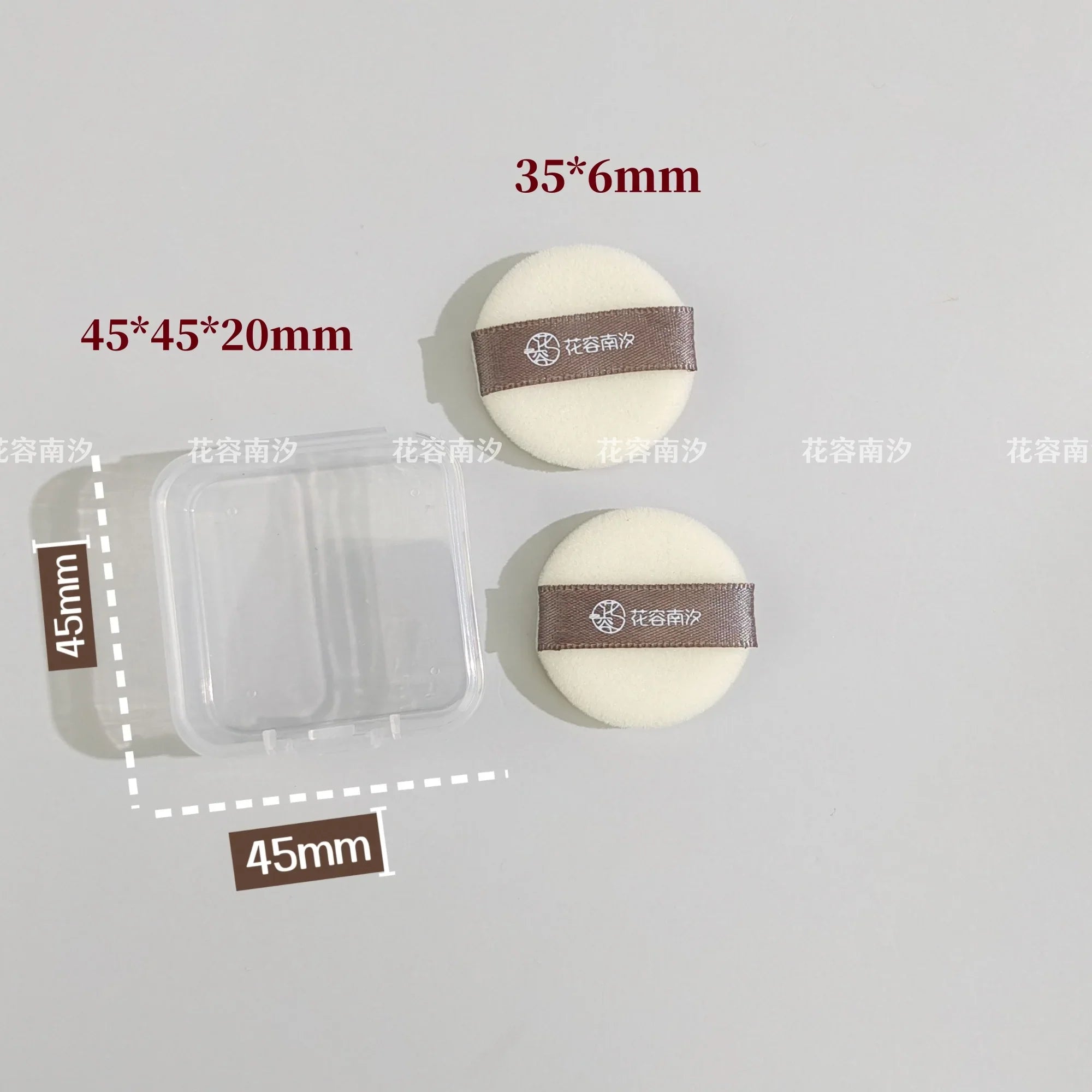 Small Flocking Mini Replacement Puff Loose Powder Foundation Puff Lootquake LLC