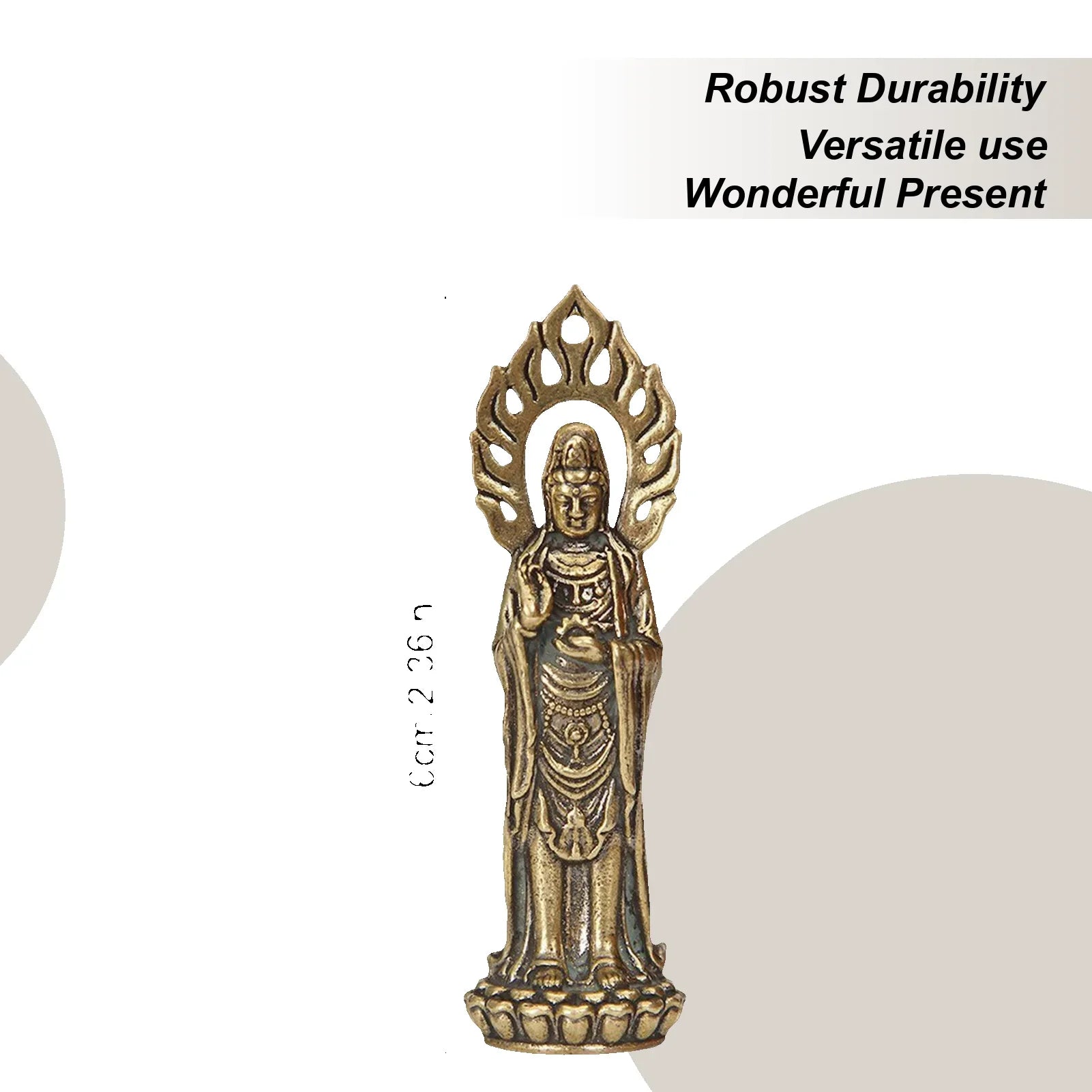 Kwan Yin Statues Buddha Figurine Craft 2.4 Inch Buddhist Avalokiteshvara Statue Chinese Feng Shui Sculpture Crafts Figurine Lootquake LLC