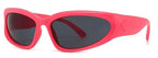 Unique Y2K Designer Luxury Sunglasses Women Rectangle Big Frame Sun Glasses For Men Outdoor UV Protection Classic 2000S Black Sh