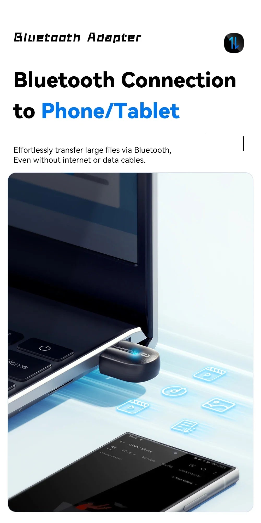 Essager USB Bluetooth 5.3 Adapter Aux Audio Receiver Transmitter For PC Speaker Laptop soundbox Wireless Mouse USB Transmitter Lootquake LLC