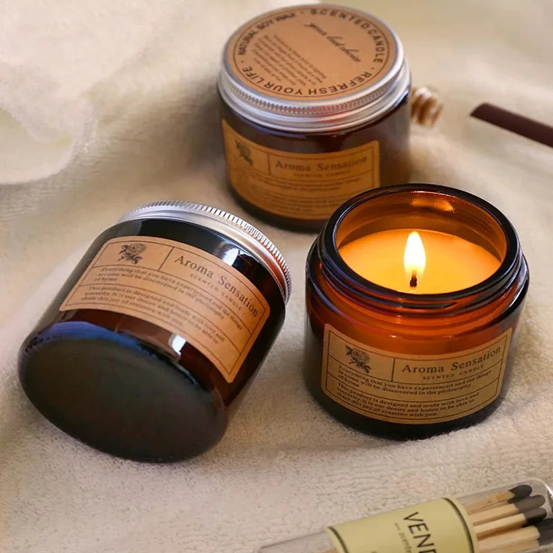 Scented Candles Smokeless Soy Candle Essential Oil Aromatic Candle Luxury Decoration Candle Wedding Gifts Party Home Decoration Lootquake LLC