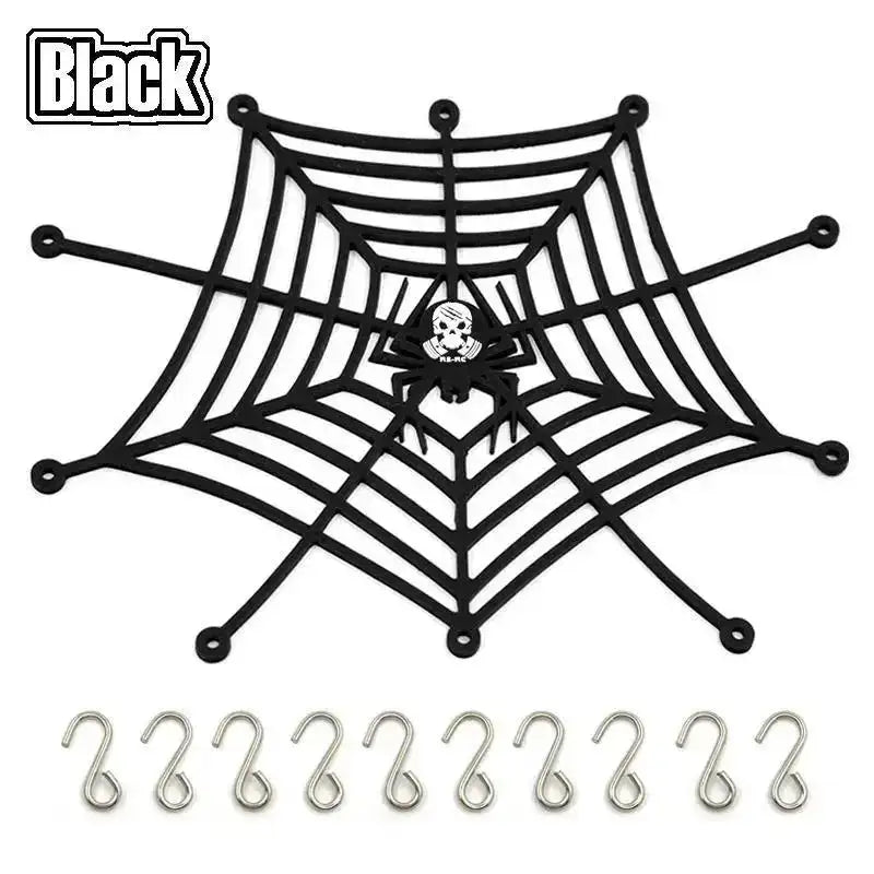 Toy Car Side Awning Rooftop Tent Luggage Roof Rack Net For 1/10 1/8 RC Crawler Car Traxxas TRX4 SCX10 TAMIYA ARRMA D90