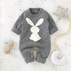 Spring Baby Rompers Long Sleeve Rabbit Knit Newborn Boy Girl Easter Jumpsuits Playsuits One Piece Infant Unisex Overalls Clothes Lootquake LLC