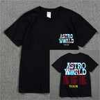 New Summer Hip Hop T Shirt Men Women Cactus Jack Harajuku T-Shirts WISH YOU WERE HERE Letter Print Tee Tops Lootquake LLC