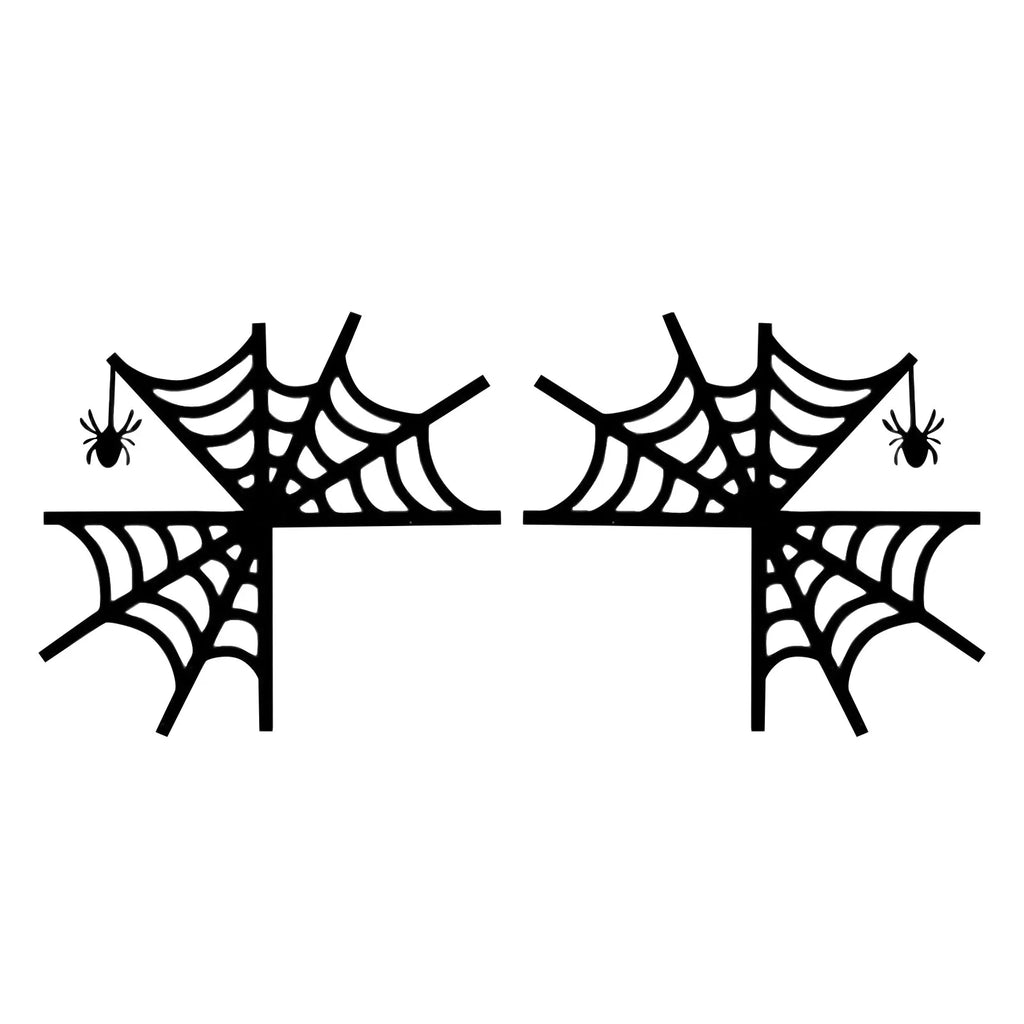 Halloween Door Frame Decoration,bats,pumpkins,spider Webs,door And Window Corner Sign, Halloween Home Decor,corner Stickers
