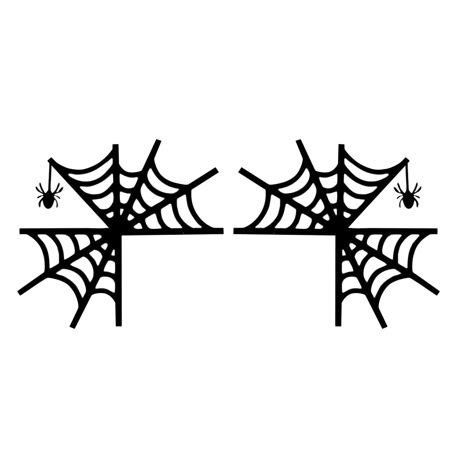 Halloween Door Frame Decoration,bats,pumpkins,spider Webs,door And Window Corner Sign, Halloween Home Decor,corner Stickers