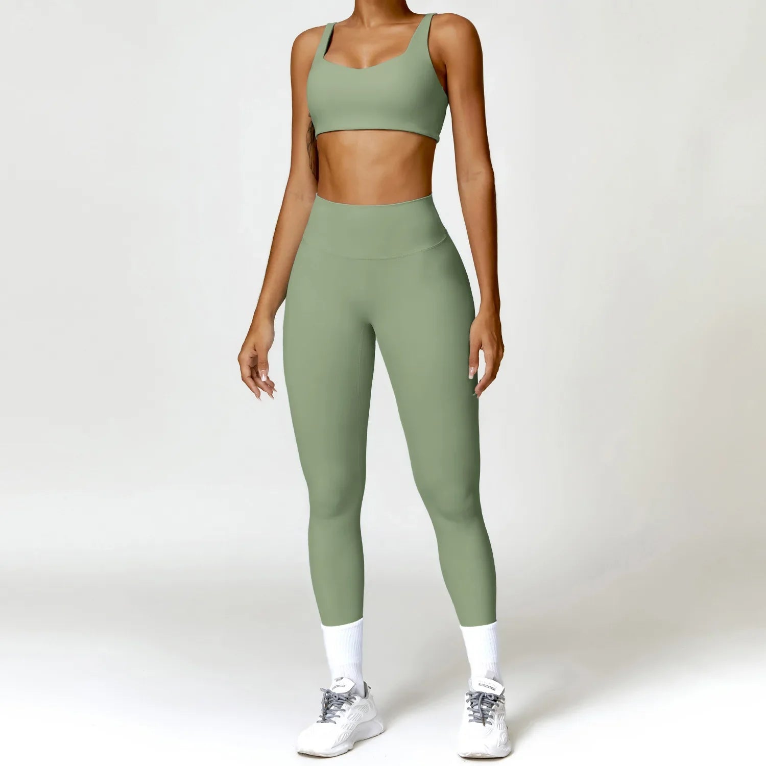 ElevateFit 2-Piece Yoga Ensemble: Comfort Meets Style THRIXINE